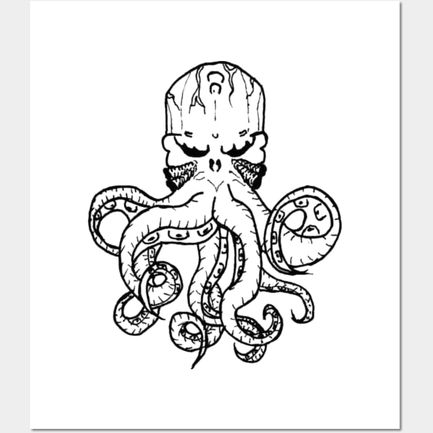 Spawn of Cthulu Wall Art by Cursed_Illustrations